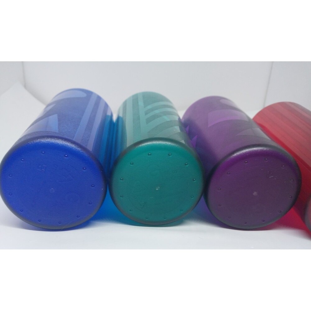 Tupperware USA Made 14 oz Jewel Tone Multi Color Tumblers Set of 4 - Picture 7 of 13